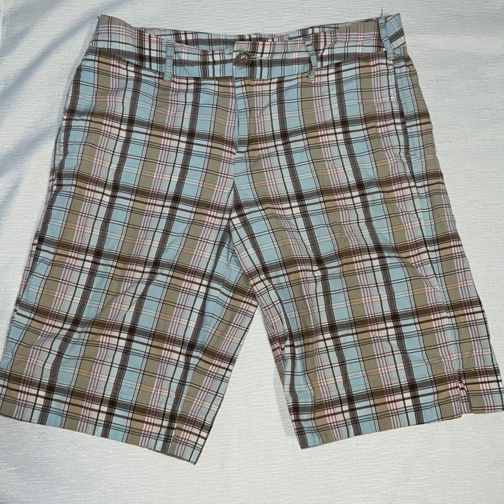 3/$20 plaid merona shorts